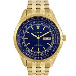 Relógio Masculino Tempus Magnific ZW30321A Gold Blue