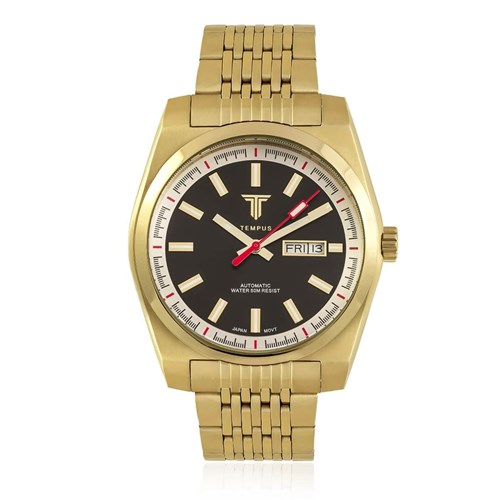 Relógio Masculino Tempus Yacht ZW30312U Gold Black