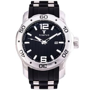 Relógio Masculino Tempus ZW30367T Classic Steel Black