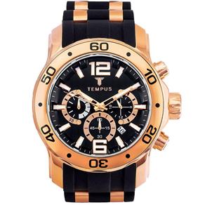 Relógio Masculino Tempus ZW30376P Steel Rose Black