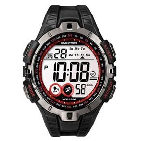 Relogio Masculino Timex Digital Esportivo Marathon Shock Resistant - T5k423ww/tn - Vermelho
