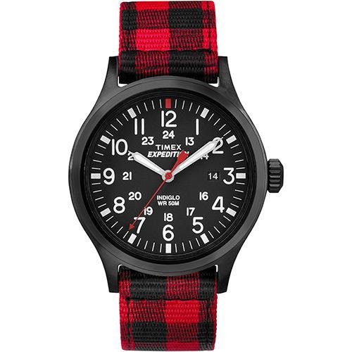 Relogio Masculino Timex Expedition - Tw4b02000ww/n - Preto/vermelho