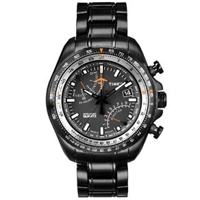 Relógio Masculino Timex Iq - Aviator Fly Black - T2p103pl/ti Preto