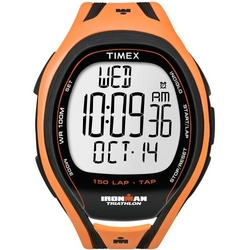 Relógio Masculino Timex Ironman Tap Sleek 150-Lap T5k254suti Laranja