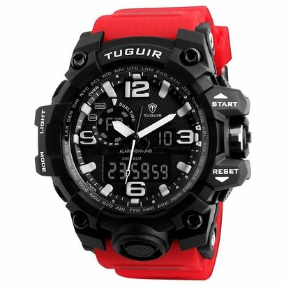 Relógio Masculino Tuguir Anadigi TG1155 P