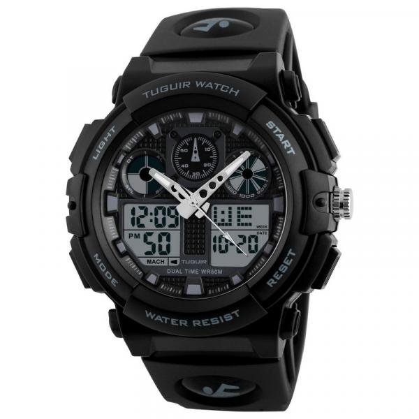 Relógio Masculino Tuguir Anadigi TG1270 Preto