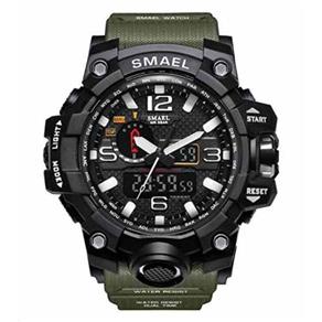 Relógio Masculino Verde Smael G-shock Militar Prova D`água 1545