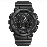 RELÓGIO MASCULINO WEIDE ANADIGI WA3J8003 - PRETO e CINZA