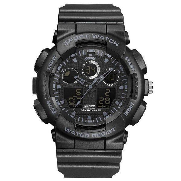 Relogio Masculino Weide AnaDigi WA3J8003 - Preto e Cinza