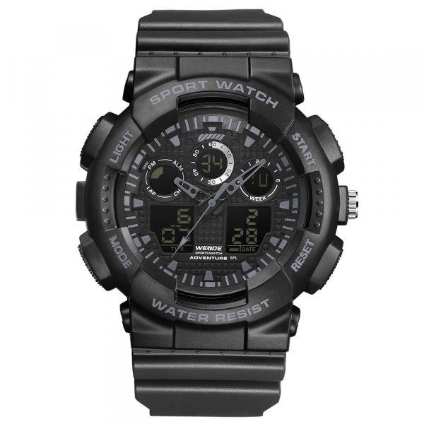 Relógio Masculino Weide AnaDigi WA3J8003 - Preto e Cinza