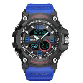 Relógio Masculino Weide AnaDigi WA3J8001 - Azul e Preto