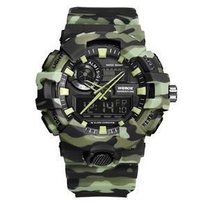 Relógio Masculino Weide AnaDigi WA3J8007 - Verde Camuflado