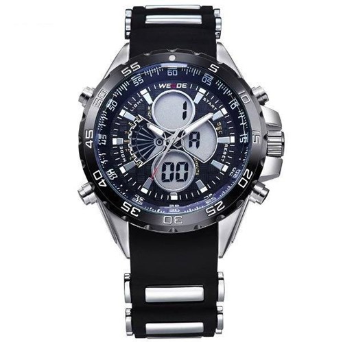 Relógio Masculino Weide Anadigi WH-1103 Preto