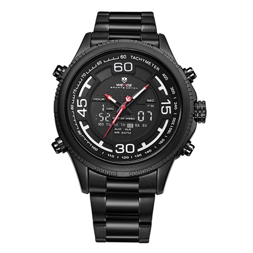 Relógio Masculino Weide Anadigi WH-6306 Preto