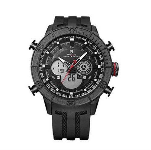 Relógio Masculino Weide Anadigi WH-6308 Preto