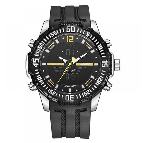 Relógio Masculino Weide Anadigi WH-6105 - Preto