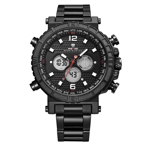 Relógio Masculino Weide AnaDigi WH6305 - Preto