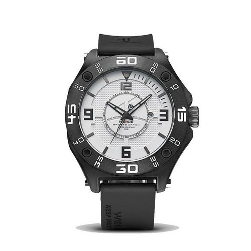 Relógio Masculino Weide Analógico Uv-1502 Preto/Branco