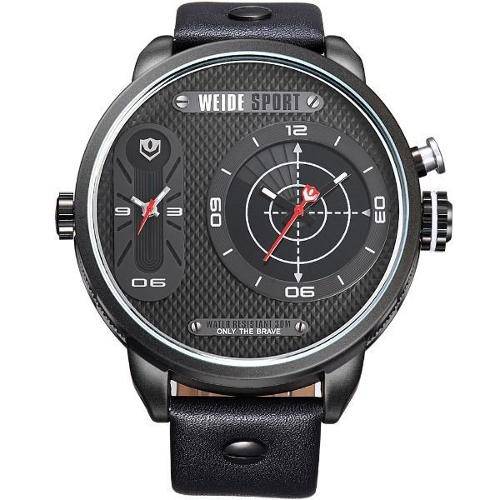 Relógio Masculino Weide Analógico Wh-3409 Pt-Vm