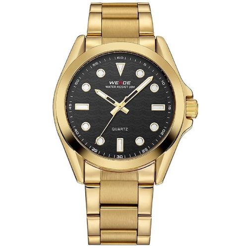 Relógio Masculino Weide Analógico Wh802 Dourado e Preto