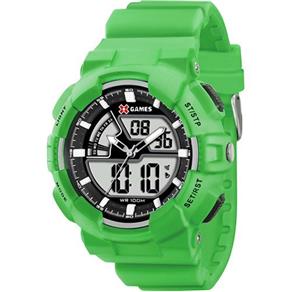 Relógio Masculino X-Games Anadigi Esportivo - Xmppa162 Bxex - Verde