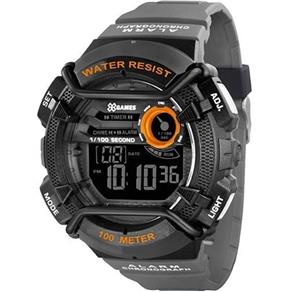 Relogio Masculino X-games Anadigi Esportivo - Xmppd308 Pxgx - Preto/laranja