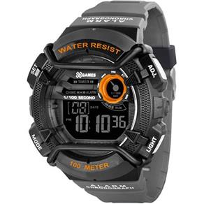 Relógio Masculino X-Games Anadigi Esportivo - Xmppd308 Pxgx - Preto/Laranja