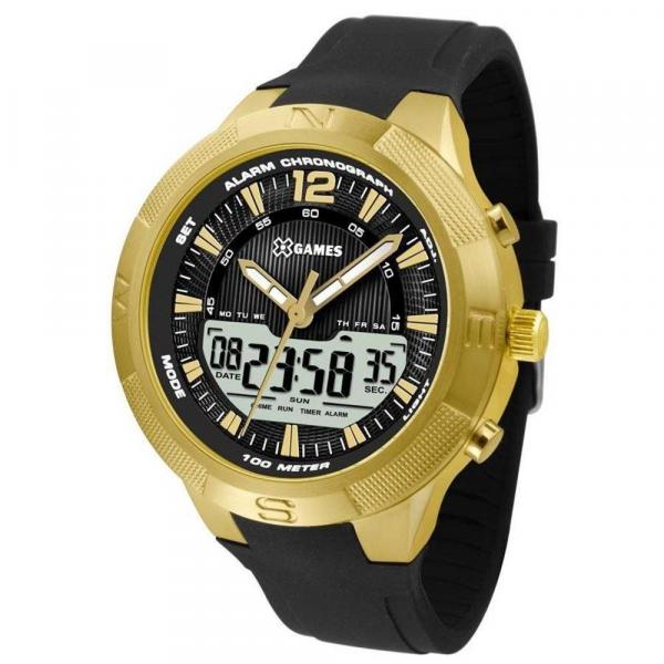 Relógio Masculino X-Games Anadigi XMGPA002/P2PX - Dourado