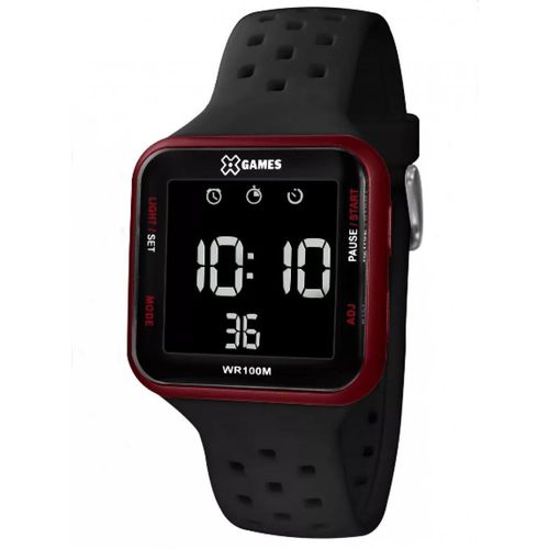 Relógio Masculino X-Games XGPPD101-PXPX 38 Mm Silicone Preto