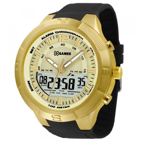 Relógio Masculino X-Games XMGPA003C2PX - Dourado/Preto