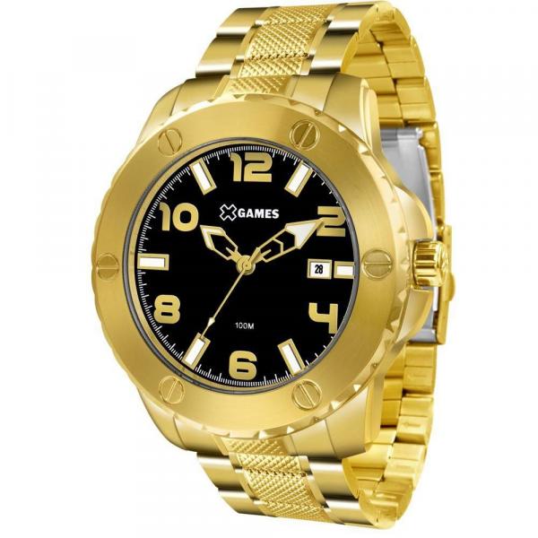 Relógio Masculino X Games Xmgs1026 P2kx Big Case Dourado - X-games