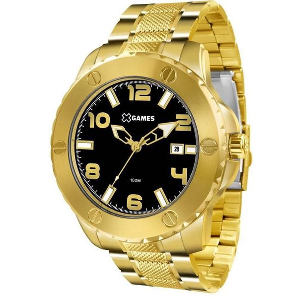 Relógio Masculino X Games Xmgs1026 P2kx Big Case Dourado - X-Games