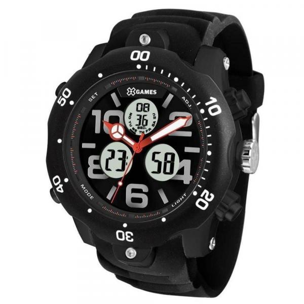 Relógio Masculino X-Games XMPPA221-P2PX 50 Mm Silicone Preto