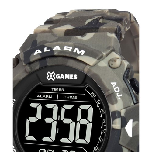Relógio Masculino X-games Xtyle Digital Camuflado Xmppd488 Pxep