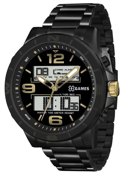 Relogio Masculino Xgames Anadige Preto Estiloso XMNSA001-P2PX - X-Games