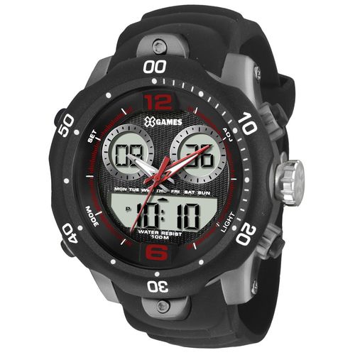 Relogio Masculino Xgames Anadige Silicone Xmppa206-bxpx