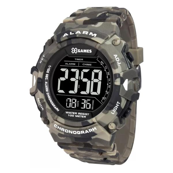 Relogio Masculino Xgames Camuflado Xmppd488 - Jjoias