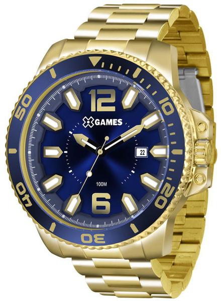 Relogio Masculino Xgames Dourado Banhado Ouro XMGS1019-D2KX - X-Games