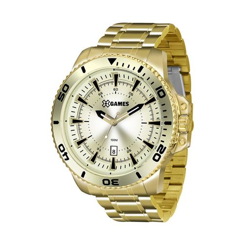 Relogio Masculino Xgames Dourado Grande Xmgs1024