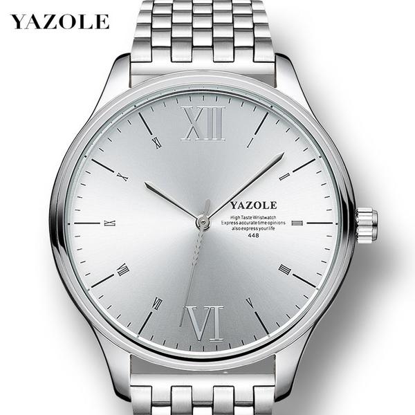 Relógio Masculino Yazole 448 Aço Inox