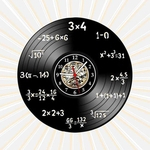 Relógio Matemático Professor Matemática Nerd Geek Vinil LP