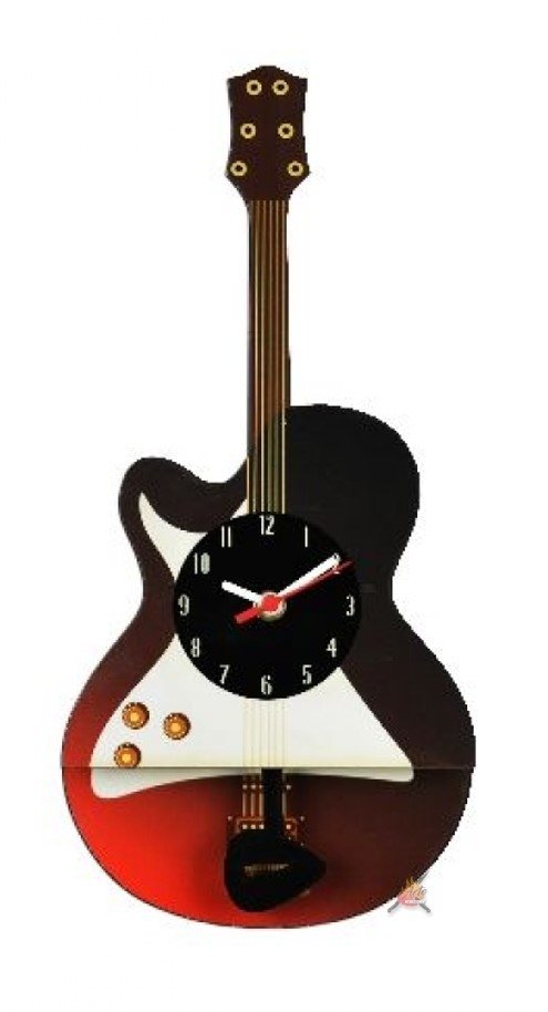 Relógio Pendulo Guitarra