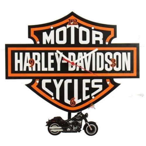 Relógio Mdf Pêndulo Sem Base (HARLEY DAVIDSON)