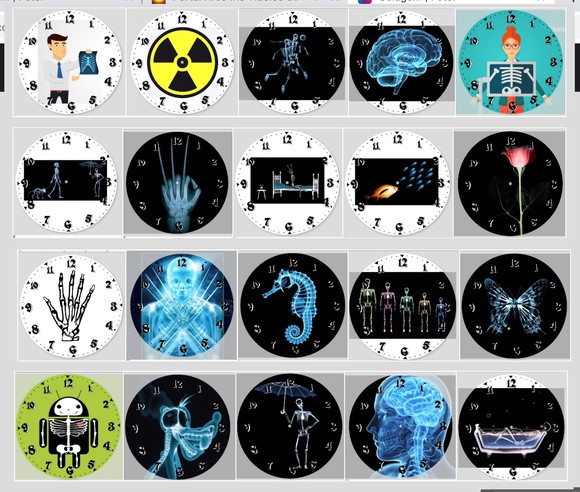 Relogio Medico Radiologista Radiologia Medicina Raio-x - Artesanato