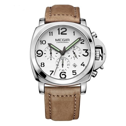 Relógio Megir Luxury (Branco)