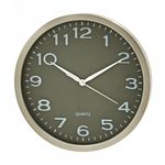 Relógio Merle de Parede Aluminium Natural 30,5x30,5x4,5cm - Ledlustre