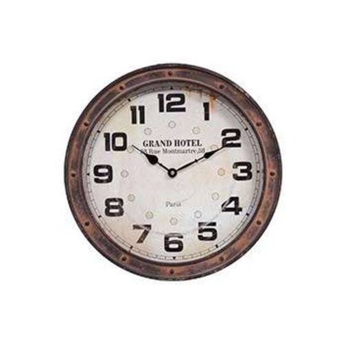 Relógio Metal Terracota Montmartre - 40 Cm