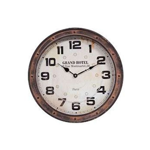 Relógio Metal Terracota Montmartre - 40 Cm