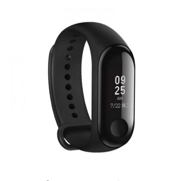 Relógio Mi Band 3 Smartwach Preto + 1 Pulseira Azul + Película - Xiaomi