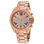 Relogio Michael Kors Bradshaw Rose 43mm Gold-tone Chronograph Ladies Watch Mk6321